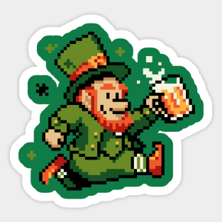 Leprechaun St. Patrick's Day Sticker